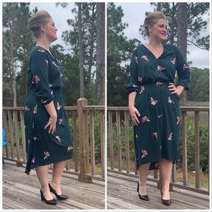 Ava & Viv PLUS Green Midi Dress